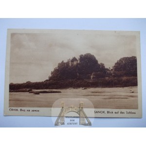 Sanok, zamek ok. 1940
