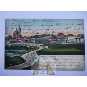Kraków, Kazimierz, panorama 1902