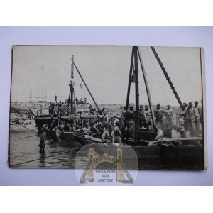 Kraków, Wojsko Polskie, budowa mostu 1935