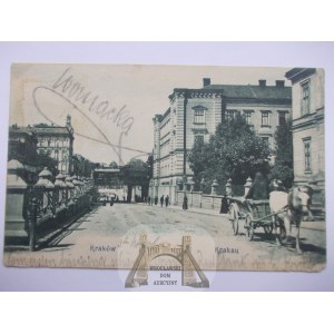 Kraków, ulica Lubicz, podkop ok. 1900