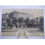 Cracow, Spiski Palace, Market Square circa 1900.