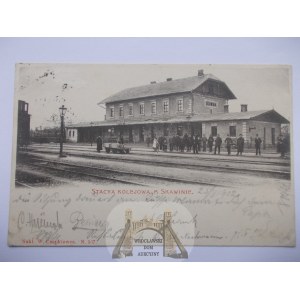 Skawina, dworzec kolejowy 1902
