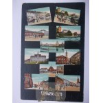 Auschwitz, mosaic of 10 views 1917