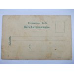 Rabka, litografia, 4 widoki ok. 1900