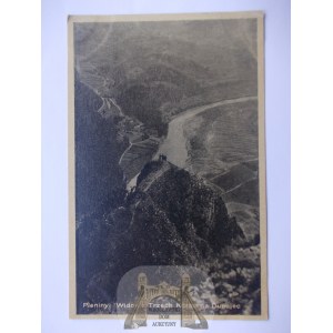 Pieniny, widok z Trzech Koron na Dunajec ok. 1935