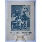 Łącko near Nowy Sącz, highlanders, musicians Michal Piksa and Wincenty Pyrdol, autograph 1935