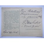 Łącko near Nowy Sącz, highlanders, musicians Michal Piksa and Wincenty Pyrdol, autograph 1935