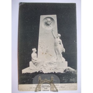 Cieszyn, Teschen, pomnik Schillera, ok. 1911