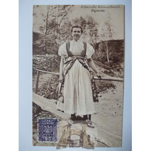 Beskidy, Ślązaczka, góralka, 1925