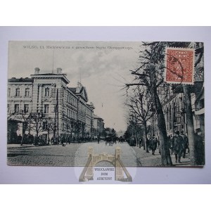 Litwa, Wilno, ulica Mickiewicza, 1930
