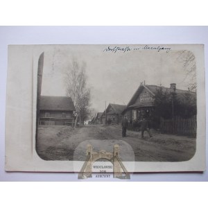 Białoruś, Masalany k. Grodno, ulica, ok. 1916