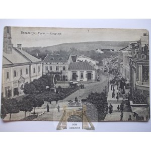 Ukraina, Brzeżany, Rynek, 1915