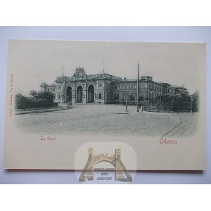 Ukraina, Odessa, dworzec, ok. 1900