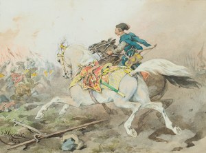 Juliusz Kossak (1824 Nowy Wiśnicz - 1899 Kraków), Luzak, 1894