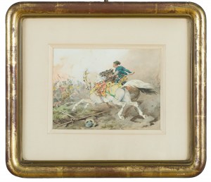 Juliusz Kossak (1824 Nowy Wiśnicz - 1899 Kraków), Luzak, 1894