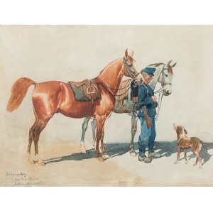 Juliusz Holzmüller (1876 Bolechów - 1932 Ľvov), Kôň pána majora, 1908