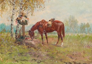 Leonard Winterowski (1868 Kraków - 1927), Pożegnanie, 1924