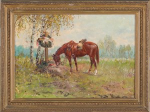 Leonard Winterowski (1868 Kraków - 1927), Pożegnanie, 1924