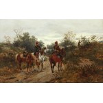 Ludwik Gędłek (1847 Kraków - 1904 Wiedeń), Patrol powstańczy z 1863 roku