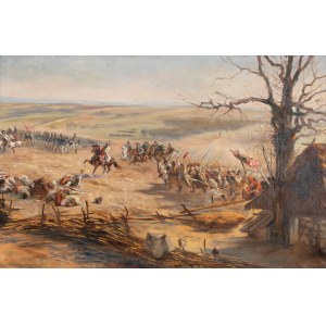 Stanisław Jarocki (1871 Warszawa-1944 Wilno), Fragment Panoramy Racławickiej, kopia, 1911