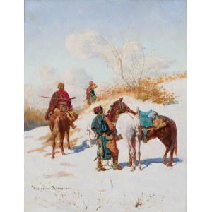 Władysław Karol Szerner (1870 Szebenice -1936 tamże), Patrol kozacki