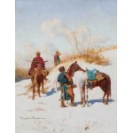 Władysław Karol Szerner (1870 Szebenice -1936 tamże), Patrol kozacki