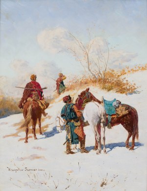 Władysław Karol Szerner (1870 Szebenice -1936 tamże), Patrol kozacki