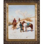 Władysław Karol Szerner (1870 Szebenice -1936 tamże), Patrol kozacki