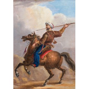 Neurčený umelec (19. storočie), arabský bojovník