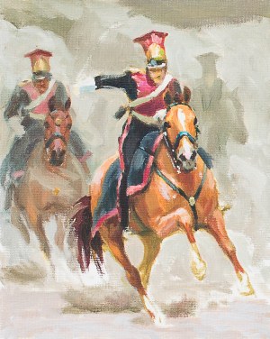 Wieńczysław Pyrzanowski (ur. 1958), Szarża szwoleżerów gwardii cesarza Napoleona