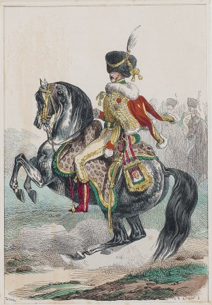 Hippolyte Bellangé (1800-1866), Portret konny księcia Eugèn Beauharnais’go