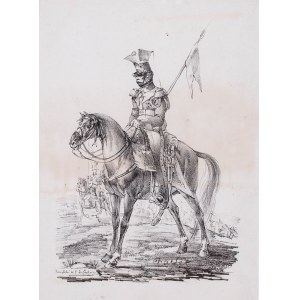 Nicolas-Toussaint Charlet (1792-1845), Oficer polskiego 1 Pułku Szwoleżerów Lansjerów Gwardii Cesarskiej