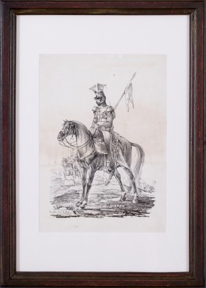 Nicolas-Toussaint Charlet (1792-1845), Oficer polskiego 1 Pułku Szwoleżerów Lansjerów Gwardii Cesarskiej