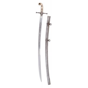 Mameluk type officer's saber, England, 19th/20th century.