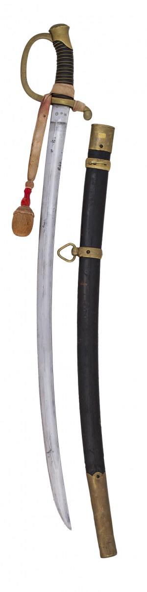 Soldier's artillery shashka, Russia, wz 1868