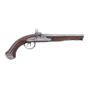 Pistolet kapiszonowy dwulufowy, Francja, XIX w.