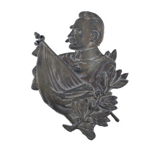 Plakieta z marszałkiem Józefem Piłsudskim
