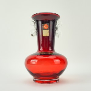 SŁUCZAN-ORKUSZ Jerzy - Verrerie de Tarnowiec - Vase Papillon