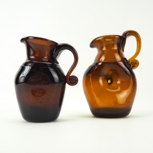 Wolomin Glassworks - Ensemble de deux cruches