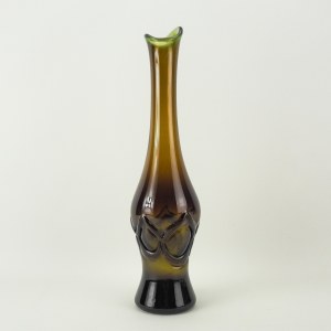 Wolomin Glassworks - Forme artistique Bouteille à long col.