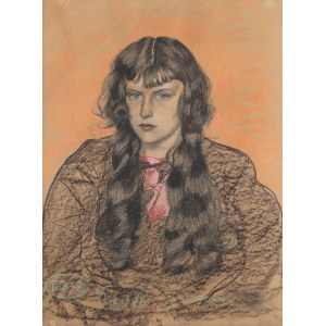 Stanisław Ignacy WITKIEWICZ (WITKACY) (1885-1939), Portret Aleksandry Ustupskiej (1926)