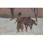 Jerzy KOSSAK (1886-1955), Bolszewik z koniem (lata 20.)