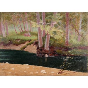 Kazimierz ŁOTOCKI (1882-1942), Olchy nad potokiem