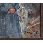 Stanisław BATOWSKI KACZOR (1866-1946), Na placu targowym (1925)