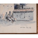 Wiktor ZIN (1925-2007), Przed kościołem (1982)