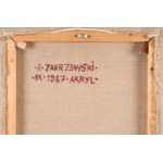 Roman ZAKRZEWSKI (1955-2014), Portret kobiety z kosmykiem (1987)