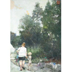 Jerzy DUDA-GRACZ (1941-2004), Roztocze: wieś Lipowiec - Uprowadzenie (Obraz 1846) (1995)
