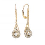 Earrings, early 20th century.