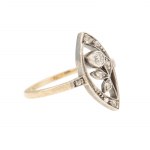 Ring with floral motif, Austria, Vienna, 19th/20th century, Art Nouveau