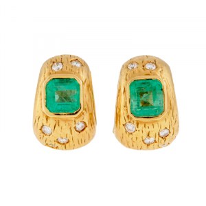 Earrings, 2nd half of the 20th century.